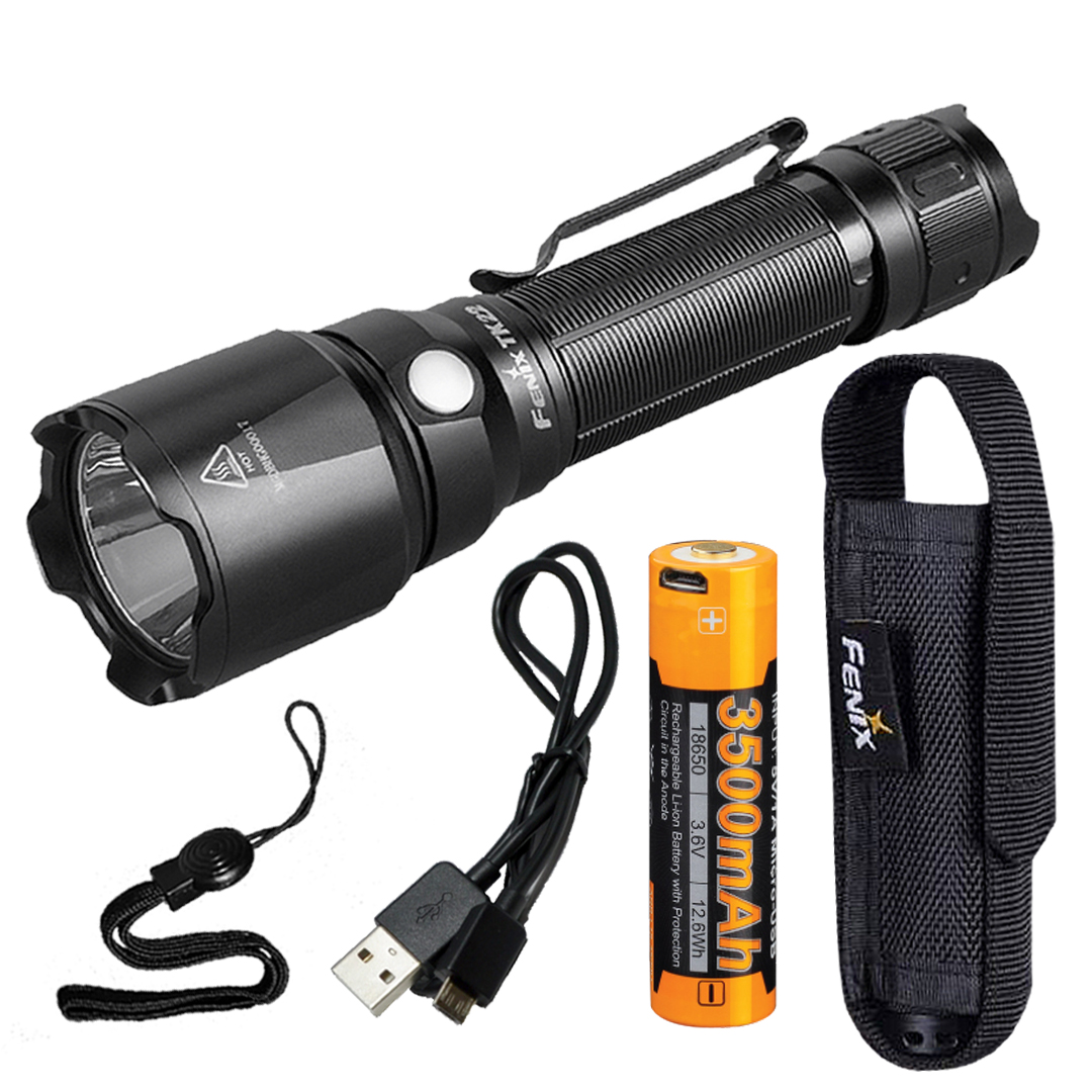 Fenix TK22 v2.0 1600 Lumen Tactical Flashlight 3500mAh USB Rechargeable